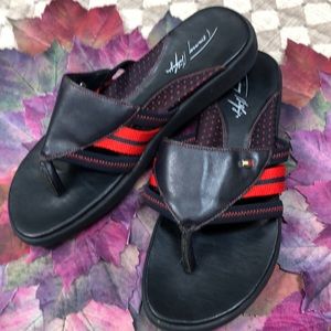 TOMMY HILFIGER LEATHER  Sandals